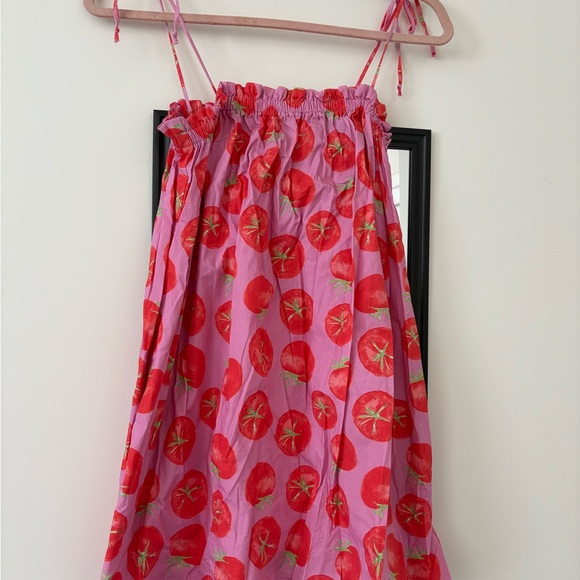 Show Me Your Mumu New Mu Angel Mini Dress ~ Spicy Tomato - Picture 1 of 4